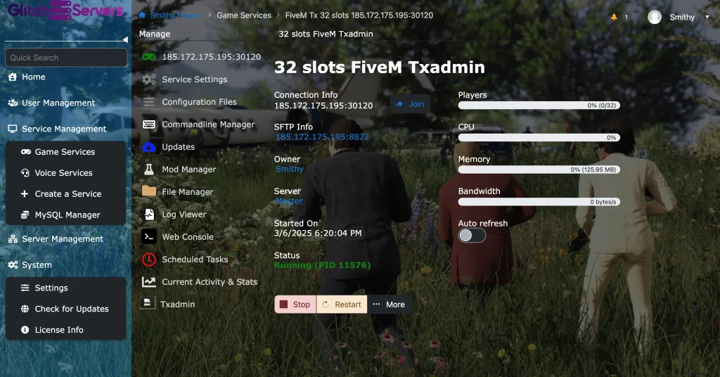 fivem hosting